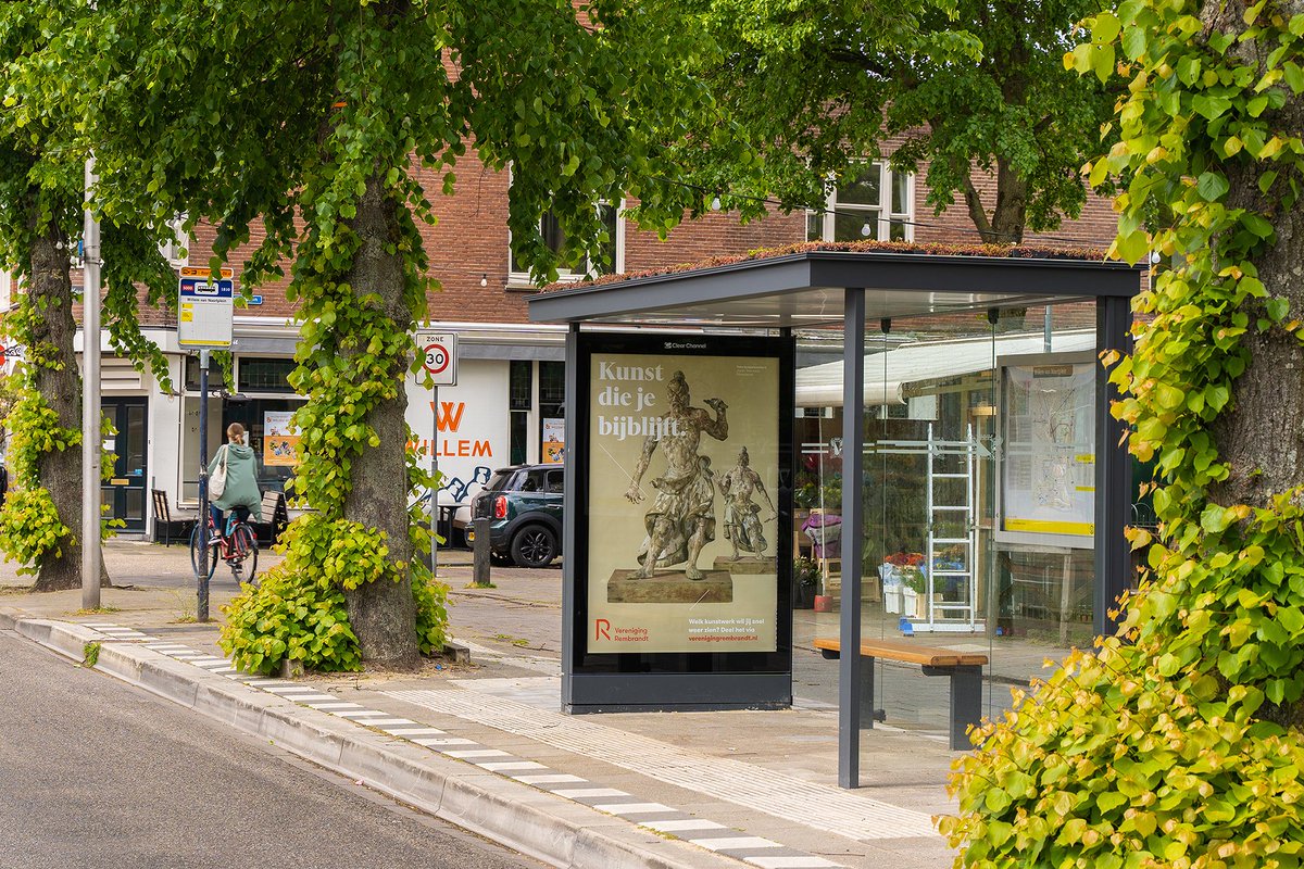 Kunstcampagne verfraait het Nederlandse straatbeeld

14 mei 2020 – De Vereniging Rembrandt en verschillende outdoor media-exploitanten hebben de handen ineen geslagen om kunst naar de mensen toe te brengen.
verenigingrembrandt.nl
clearchannel.nl/nieuws/kunstca…