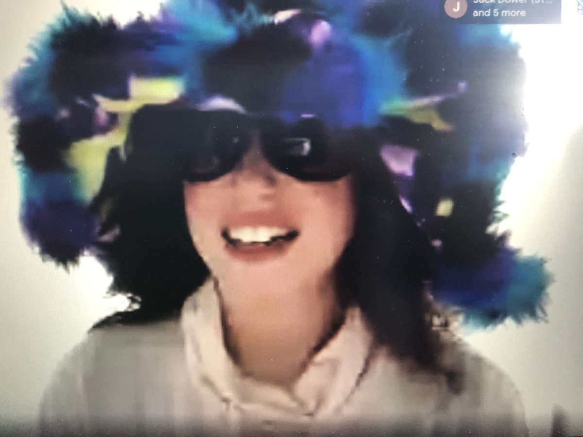 ekearsey1's tweet photo. Guess Who? fun this morning with @GillianPowerHTE class. Nope, it’s not @MusicloverReid Good guess though. 😎 #HTEspirit @HTE_K4 @RMitchell_HTE https://t.co/HRUxP7NGbs