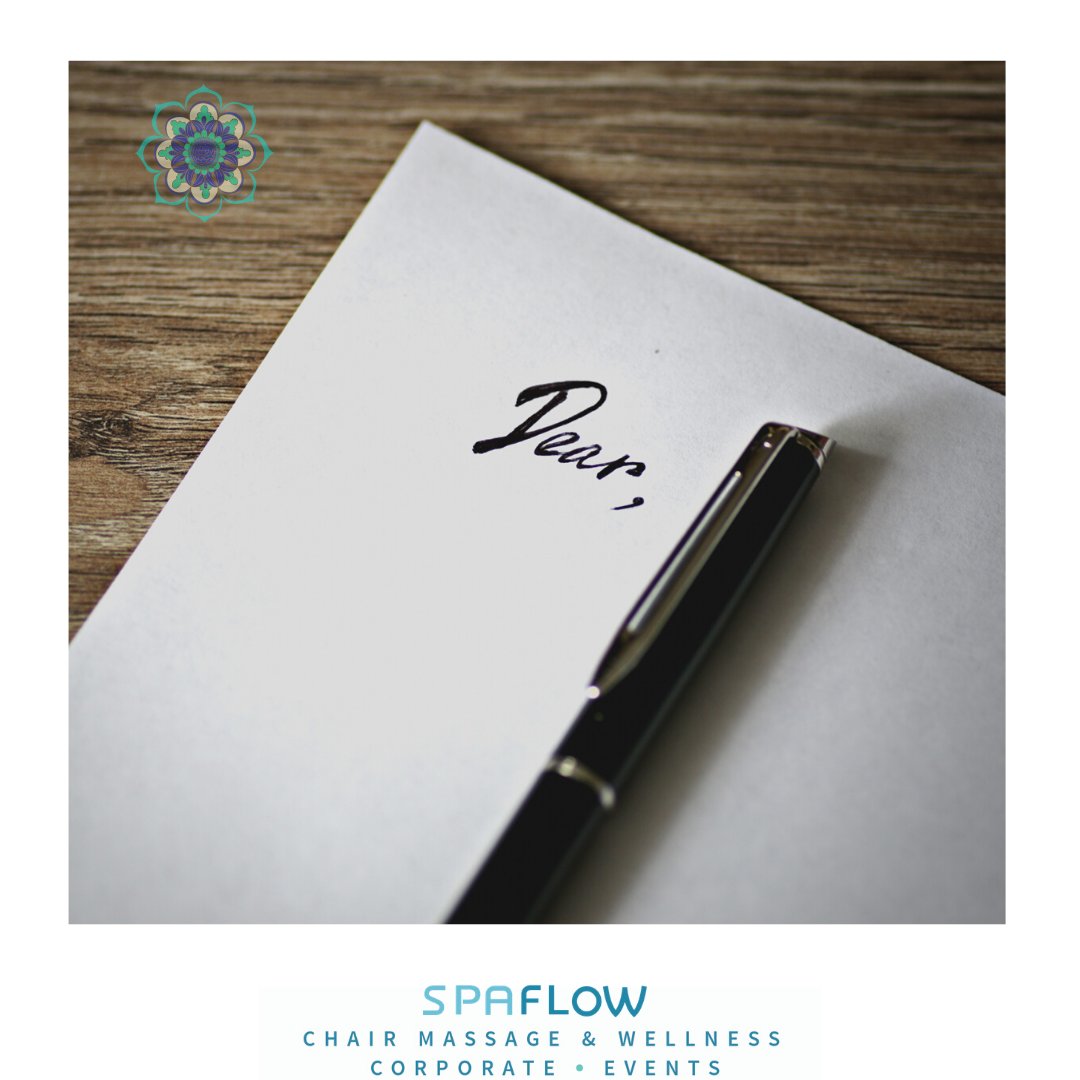SpaFlow's tweet photo. Did you know writing a letter to your pen pal is a two fold stress relieving activity? It relaxes you as you write and relaxes the receiver as they read. How about that?! #SpaFlow #TherapeuticThursday #StayInStaySafe #stressrelief #penpal #writealetter #WellnessTips https://t.co/wQUthJfuOZ