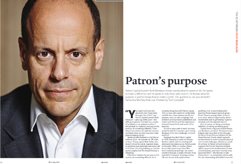 Estates_Gazette's tweet image. This week's #eginterview is @PatronCapital boss Keith Breslauer. Straight-talking, fast-talking, no-shit taking, f-bomb dropping, Keith Breslauer. Does he have the solution to #profit and #purpose?
egi.co.uk/news/the-eg-in…