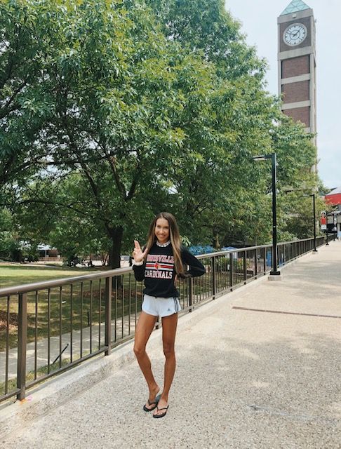 Congrats Cassandra Hrabik on making the University of Louisville Cheer Squad!