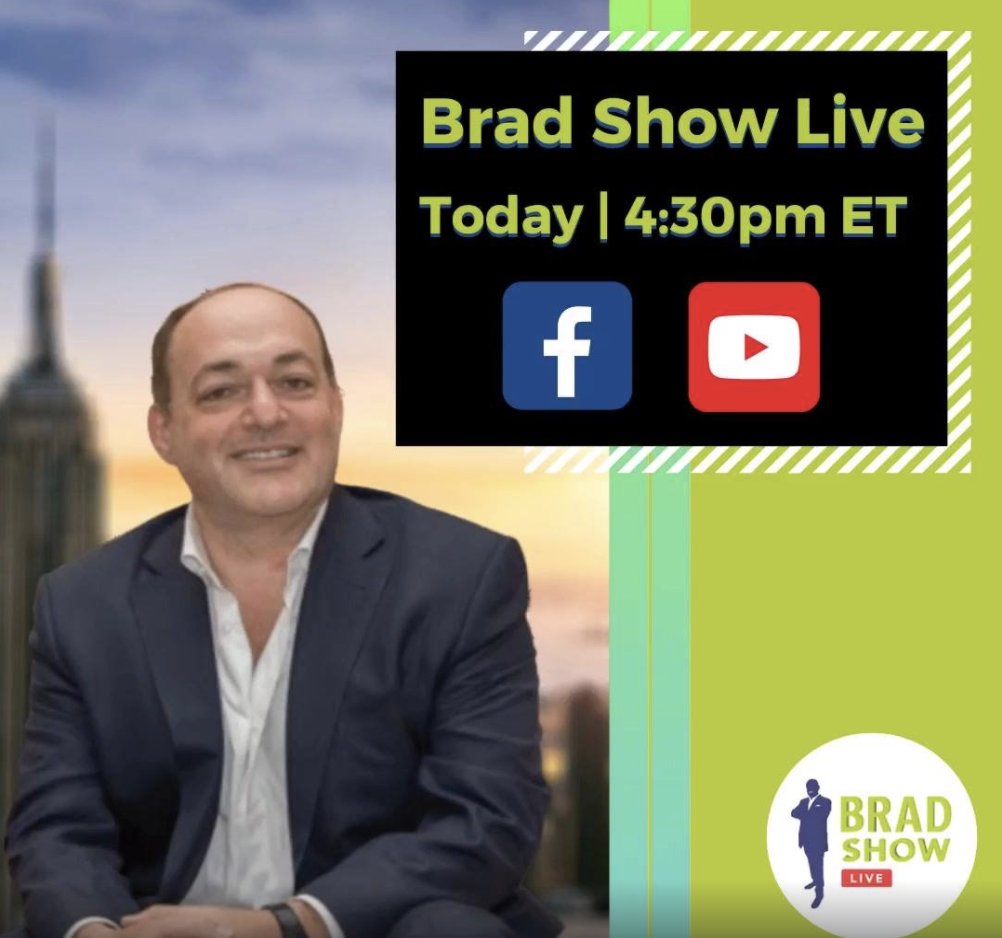 bradhbernstein's tweet photo. TUNE-IN TO #BRADSHOWLIVE TODAY AT 4:30PMET @BradShowLive @bradhbernstein @BrklynJill #WEBSERIES #INFOTAINMENT #Immigrationadvice https://t.co/vpY3NitBUZ