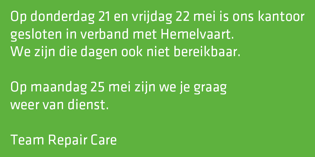 Repair Care NL tweet media