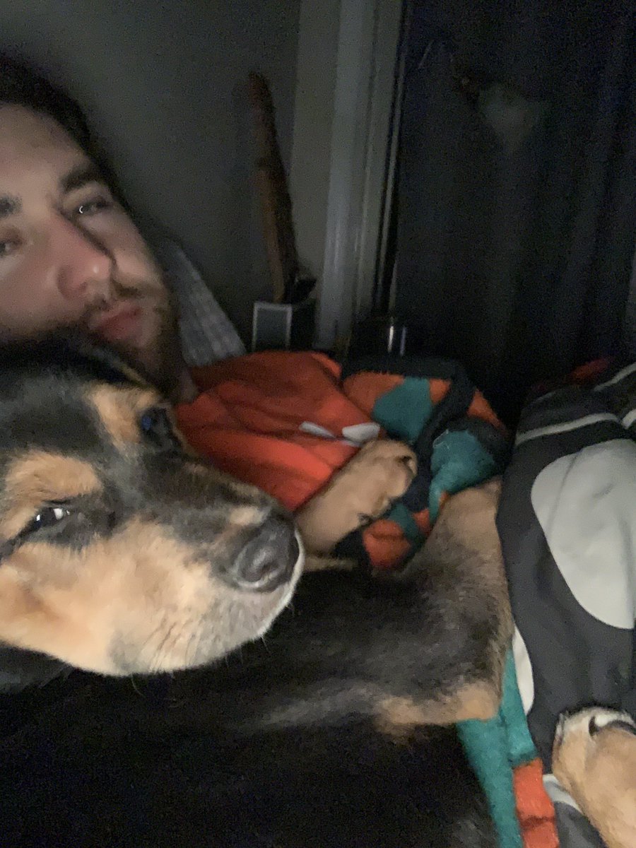 soccerjames95's tweet photo. Our look when my girl says it’s her turn to cuddle https://t.co/NSEiGMb6cf