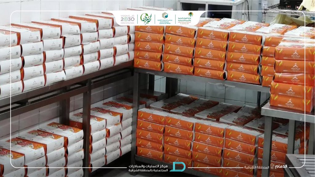 CCOI_EAST's tweet photo. #مركز_العمليات_والمبادرات_المجتمعية
وزعت مطاعم @samadeeraty حتى الآن (12,350)وجبة مساهمة منهم ضمن حملة #خير_الشرقية 
وكانت موجهة للأحياء التي تم عزلها والعمالة المتضررة من جائحة #كورونا 

#كلنا_مسؤول
#غذاؤنا_واحد https://t.co/nSo6KnRYi4