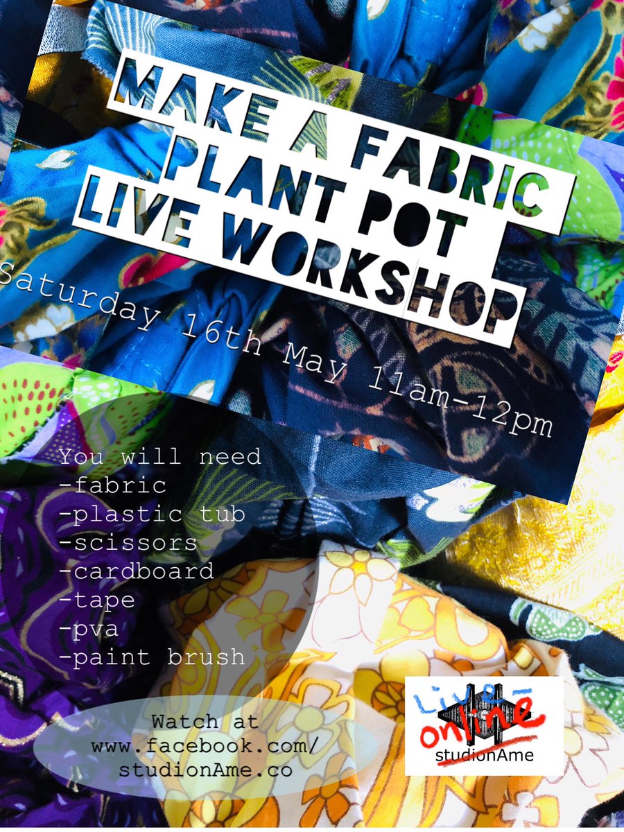 Another live studionAme workshop this Saturday. 11am, log on, LIKE our FB page and join in. #freeart #art #kidsart #craft #studioname