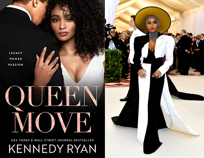 Queen Move by  @kennedyrwrites as Janelle Monae in Marc Jacobs (2018)  #RomanceCoversAsEd note: Yes, Janelle gets to be in the thread twice. Why? Because queen. Also, last in the thread because...queen.