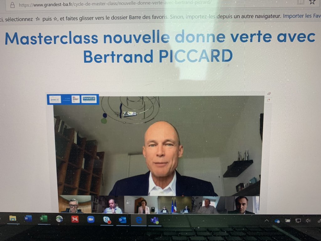 EConnesson's tweet photo. Participation ce jour à la masterclass de la #RegionGE #businessAct avec Bertrand Piccard pour nous faire prendre du recul sur la nouvelle donne verte. En la matière, politiques, industriels, énergéticiens sont invités à agir ensemble.
https://t.co/argLNgdbt7 https://t.co/KlG6QxPcCv