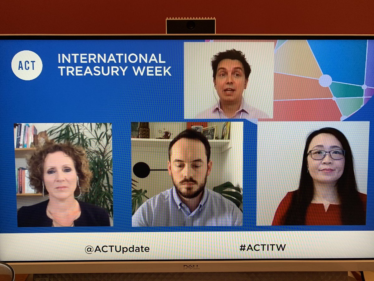 carolinesSCI's tweet photo. @actupdate #ACTITW with @gtreview Jeff Ando speaking on future of #internationaltrade with Rebecca Harding Winny Li & Samuel Lowe. Audience poll shows we’re expecting changes in way companies manage inventory & strategic approach towards markets like China. #treasurers https://t.co/YPzIt0cSAN