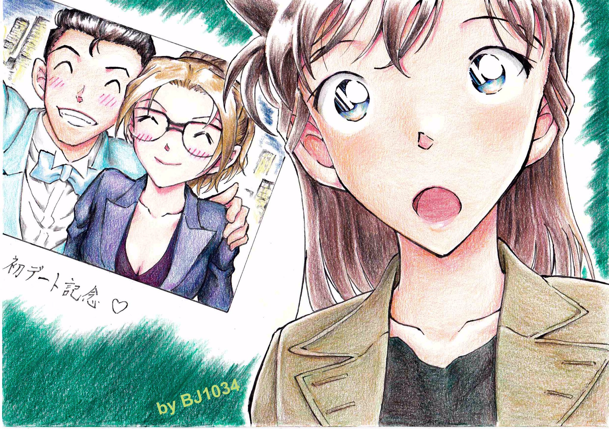 BJ1034🐳色鉛筆でコナンイラスト描いてます on X: 