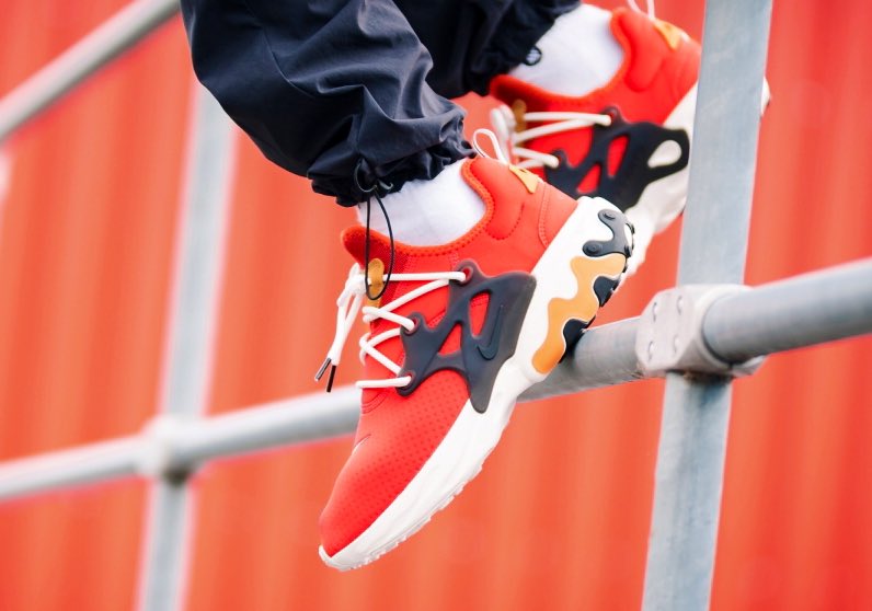 nike react presto habanero red