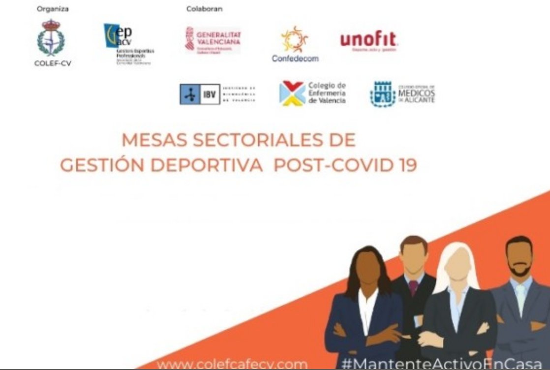 El Colegio de Licenciados en Educación Física de la CV y la Asociación de Gestores Deportivos de la CV han entregado un documento con recomendaciones a la Conselleria para la reactivación progresiva del sector deportivo de la Comunitat Valenciana

➡️ colefcafecv.com/colefcv-gepacv…
