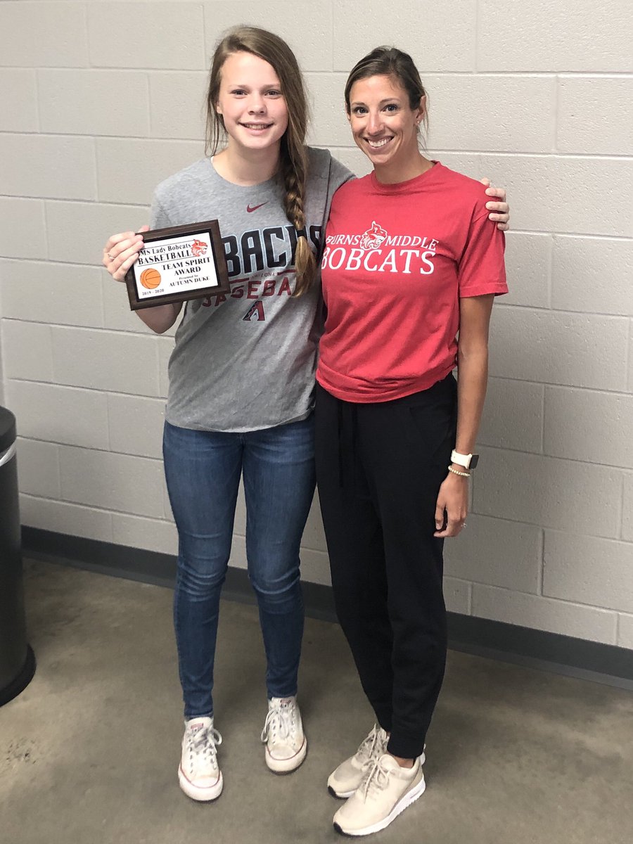 Team Spirit Award goes to Miss Autumn Duke! She was always building up her teammates and she always saw the positive in every situation. 👏🏼👏🏼👏🏼 well deserved!