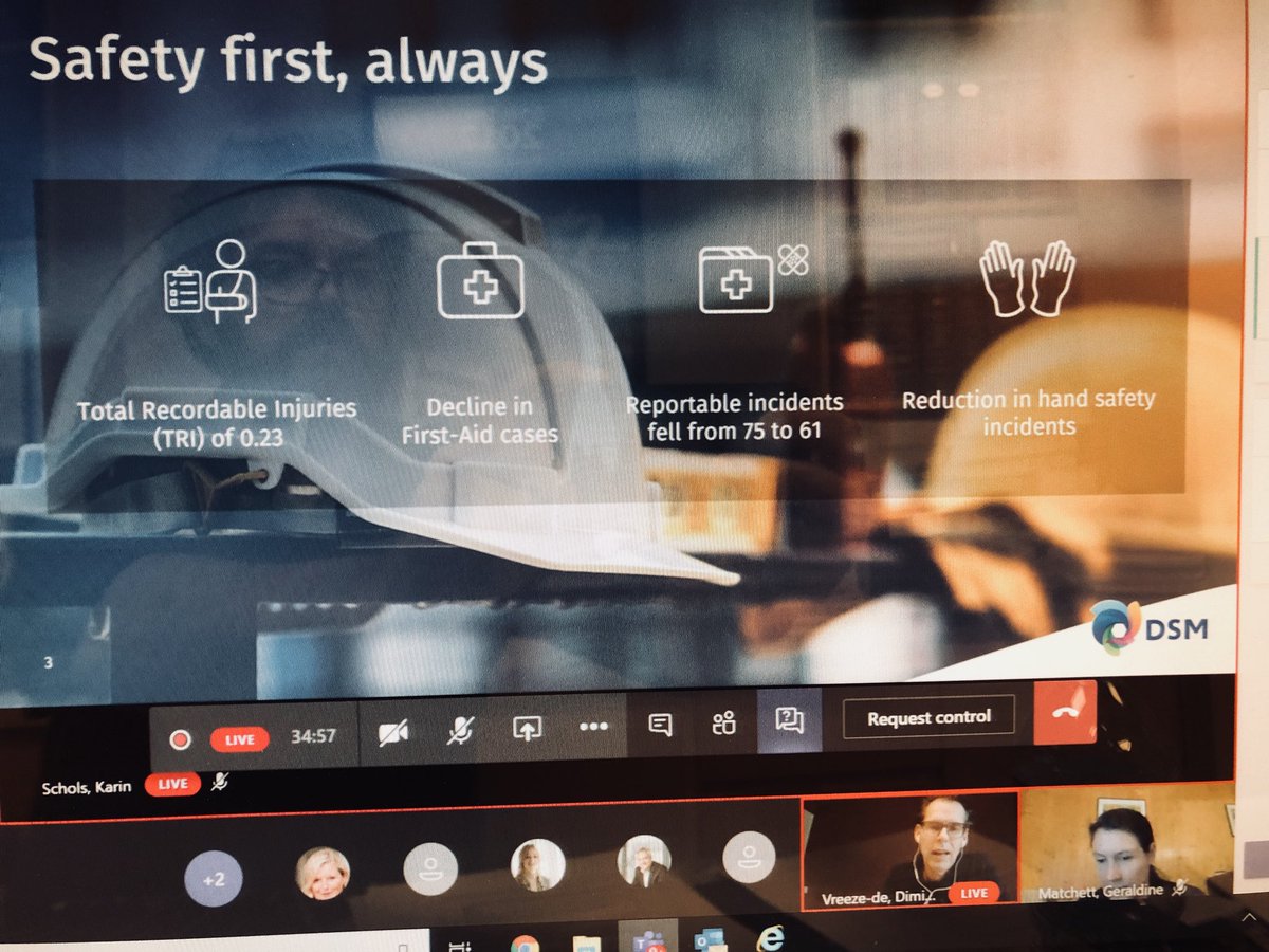 Cohosting right now together with <a href="/MauricioAdade1/">Mauricio Adade</a> our first @DSM Americas Live Meeting with our coCEOs Dimitri DeVreeze &amp; Geraldine Matchett discussing with thousands of employees our strategy, COVID19 response &amp; bright future