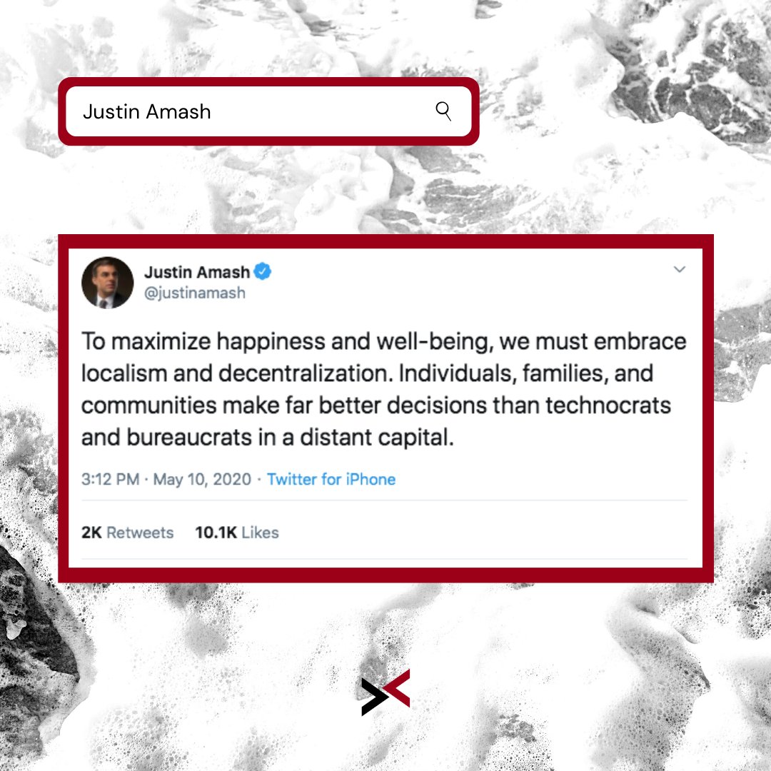 Is #ThoughtsThursday a thing? Well we're gonna make it one if not! 🤔 We recently saw this tweet from our Congressman Justin Amash - and it definitely triggered some thoughts. What are yours?