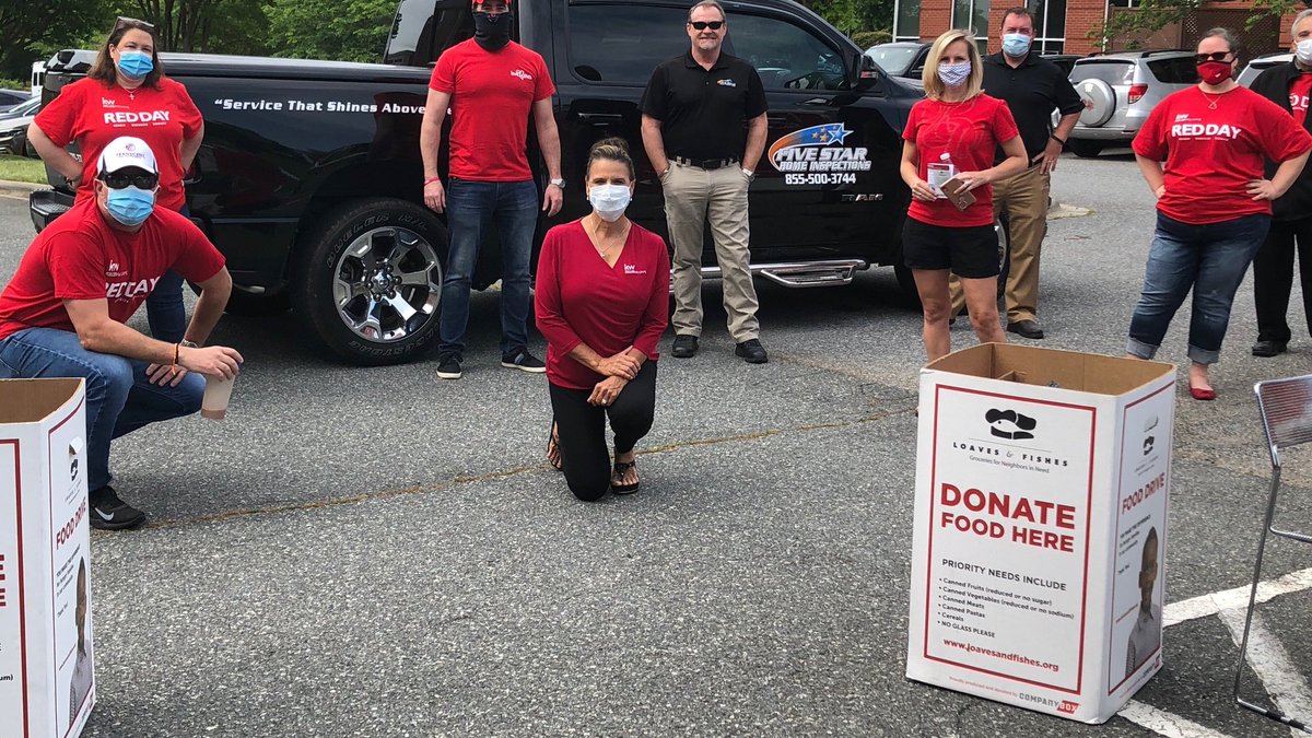 Five Star Home Inspections is at Keller Williams Realty Lake Norman Cornelius RED DAY. Out supporting a great cause for our community! Drop by the KW Cornelius Office today and Donate blood to Oneblood Mobile lab or Donate Food to Loaves &amp; Fishes!! #KWREDDAY #GIVEWHEREYOULIVE