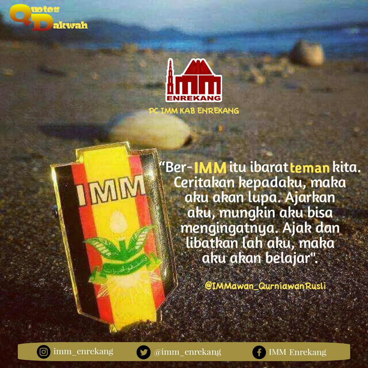 imm_enrekang's tweet photo. Ber-IMM itu ibarat teman kita
By @qurniawan_rusli
#imm #immupdate #immkece #immkeren #immhitz #immtangguh #immjaya #immselaludihati #banggajadikaderimm #fastabiqulkhairat #berlombalombadalamkebaikan #immawan #immawati #immenrekang #quotes https://t.co/lOlSwzAUKf