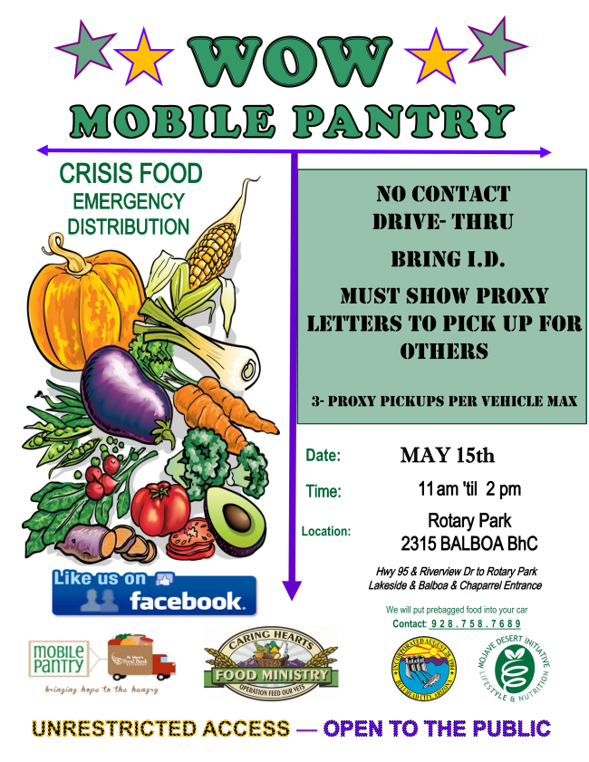 PlantFoodists's tweet photo. Tomorrow! WOW 'Crisis Distribution' Produce Pantry Fri May 15th at Rotary Park- Bhc 11a 'til 2p  Everyone Welcome - Bring I.D. https://t.co/zL9q2CjE5l https://t.co/Ntjv5dEsiM