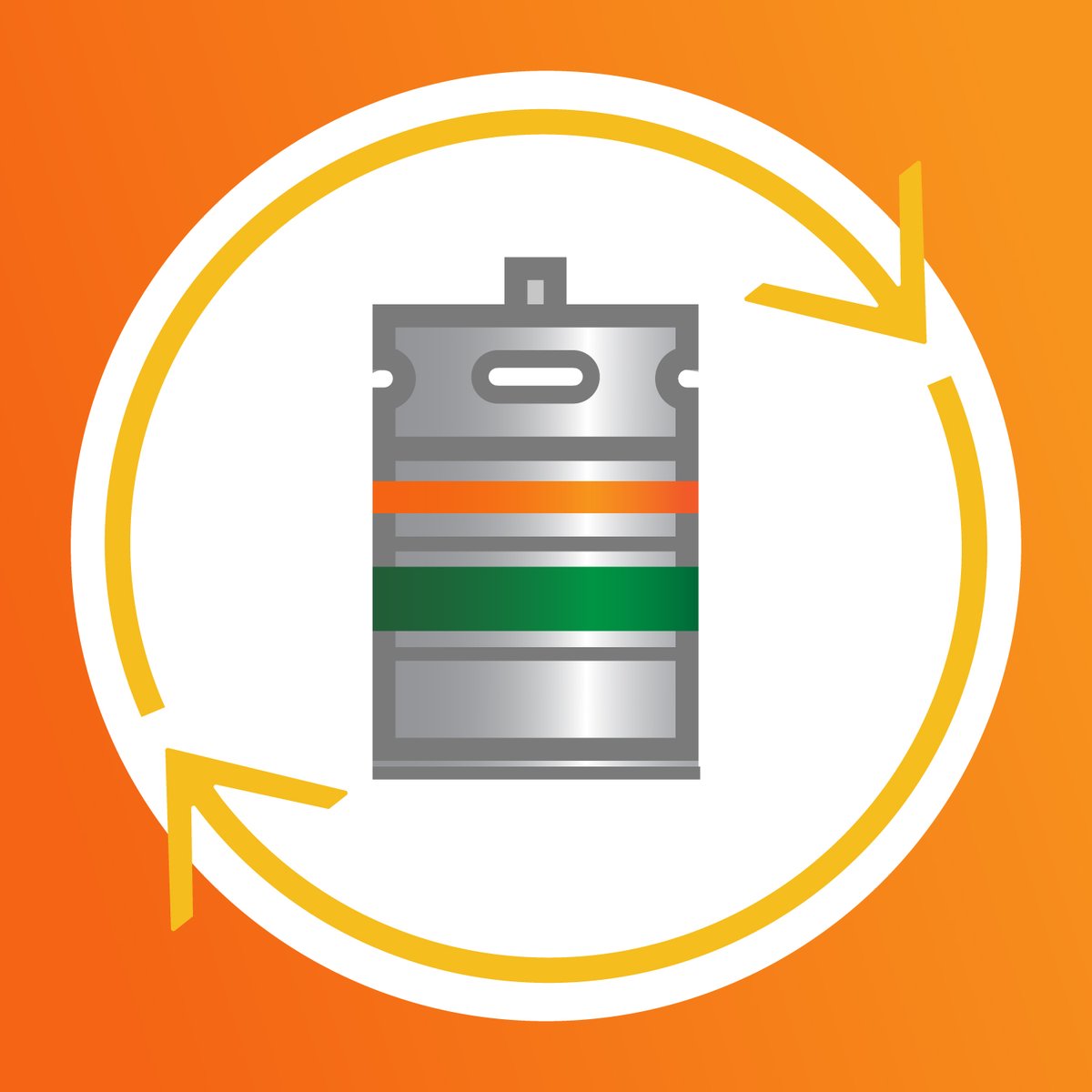 Keg rental as easy as Fill ➡️ Scan ➡️ Ship ➡️ Forget ➡️ Repeat ↩️