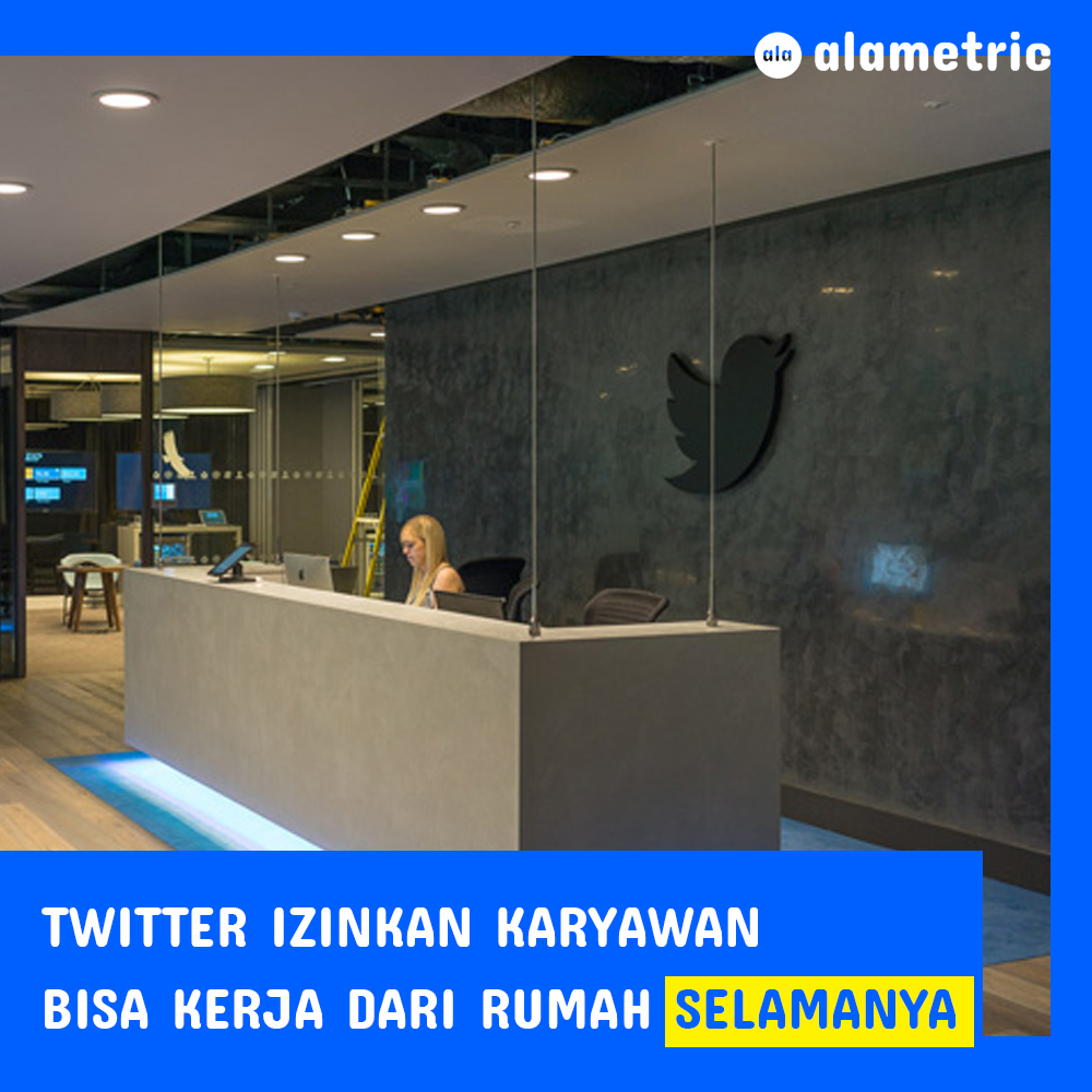 Alametriccom's tweet photo. CEO Twitter, Jack Dorsey, mengumumkan kepada seluruh karyawannya bahwa mereka dapat bekerja dari rumah selamanya, setelah pandemi Covid-19 berakhir. Ini hanya untuk pekerja di bidang pekerjaan yang dapat dilakukan di luar kantor.
#alametriccom https://t.co/SP4IZD6uln