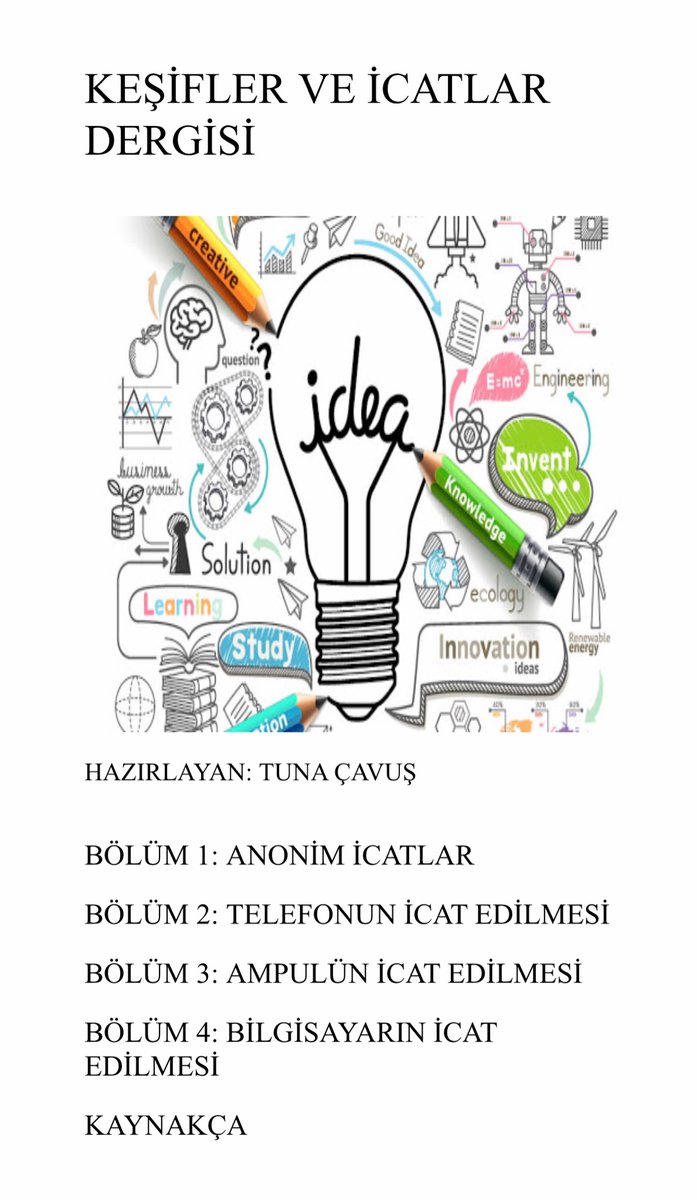 SelenDizdaroglu's tweet photo. İcatlar # Hayatımızı şekillendiren buluşlar # Fen Hayattır🤔🤔🤔
@serozeren @polatcenker @mehmetkaracaitu @AliRizaLule @nurhansutlass @SerkanDemirDoga @eg_eylem @mftufekci @camlicadogaorta https://t.co/PvVsj71XyJ