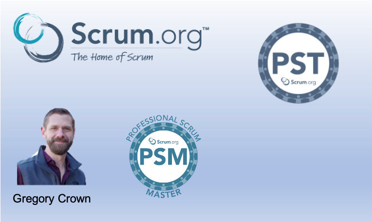Scrumdotorg's tweet photo. Wishing a warm welcome to our New Professional Scrum Trainer Gregory Crown from Wichita, KS! Gregory is licensed to teach the Professional Scrum Master (PSM) training course. Learn more about Gregory here: https://t.co/3DDOMlidDK https://t.co/6XMTrp3SLX