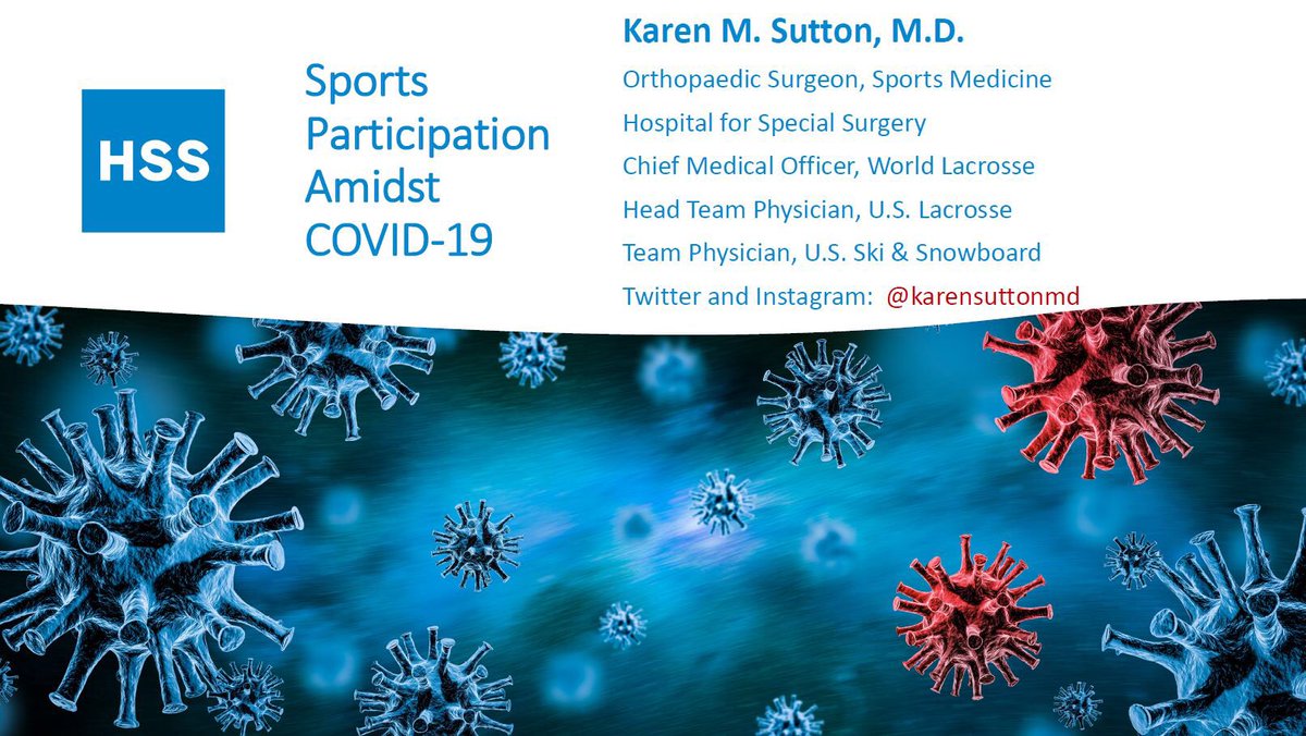 Karen Sutton, MD, FAAOS (@karensuttonmd) on Twitter photo ‼️COMMUNITY SPORTS AND COVID: Return to Play+Mental Health.
THIRTY MINITE THURSDAY TODAY 4:00 pm EST
eventbrite.com/e/thirty-minut…
<a href="/HSpecialSurgery/">Hospital for Special Surgery (HSS)</a> <a href="/samtaylormd/">Samuel Taylor</a> #covid #sports #youthsports #mentalhealth ‼️COMMUNITY SPORTS AND COVID: Return to Play+Mental Health.
THIRTY MINITE THURSDAY TODAY 4:00 pm EST
eventbrite.com/e/thirty-minut…
<a href="/HSpecialSurgery/">Hospital for Special Surgery (HSS)</a> <a href="/samtaylormd/">Samuel Taylor</a> #covid #sports #youthsports #mentalhealth