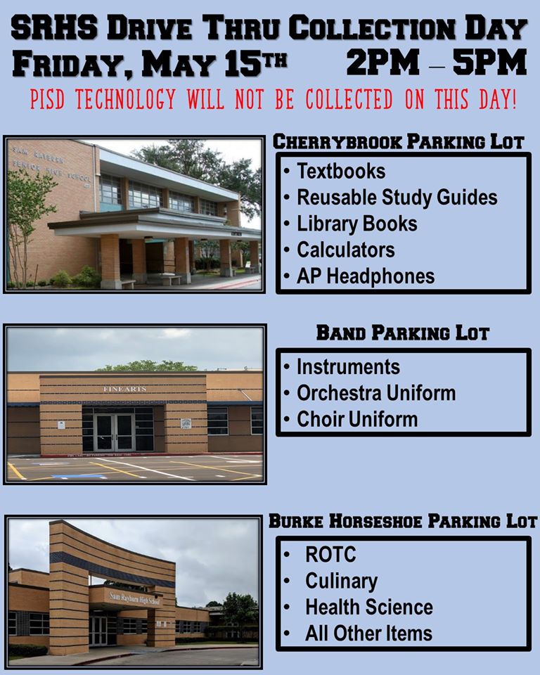 Do you have Library Books to turn in? Tomorrow is the day to do that. See below for details. See ya Friday Texans! #TexanLibrary #pisdREADS