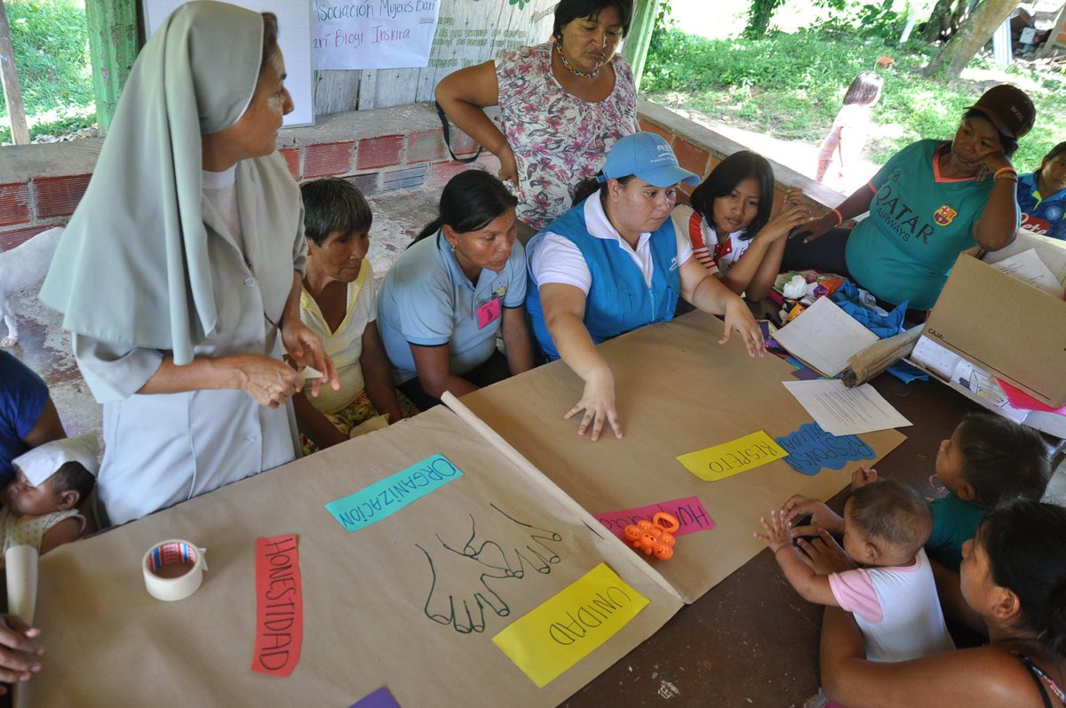 RETecuador's tweet photo. RET has been addressing the basic humanitarian &amp; protection needs of new internally displaced people in #Colombia funded by the GoC (IHA) &amp; providing #gender_based #protection for displaced women, men, children, &amp; adolescents in various municipalities in the Catatumbo region (1) https://t.co/WbQRkiibeX