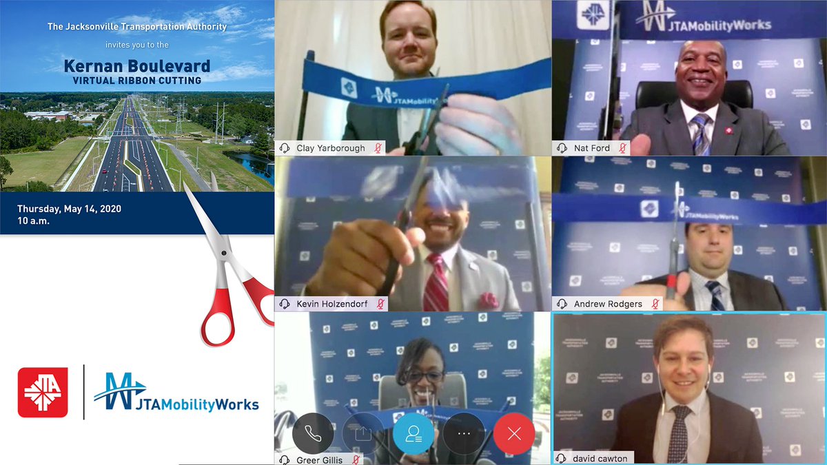 JTAFLA's tweet photo. Thank you to everyone who joined us this morning for our first ever Virtual Ribbon Cutting to celebrate the completion of the Kernan Boulevard #JTAMobilityWorks road improvement project!
Learn more about this and other projects through https://t.co/qsa7szuMLv https://t.co/B0lCg7jRaf