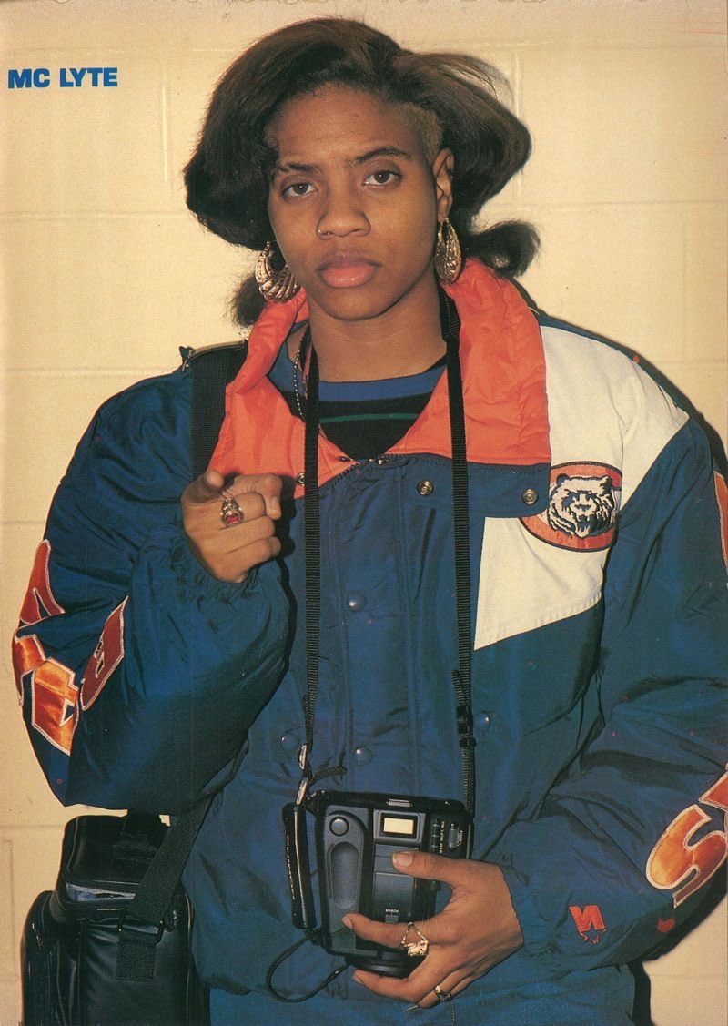 “Them block parties in the projects and on my blockYou diggy don& #39;t stop, sippin on that Private StockThrough my speaker Queen Latifah, and MC Lyte...”