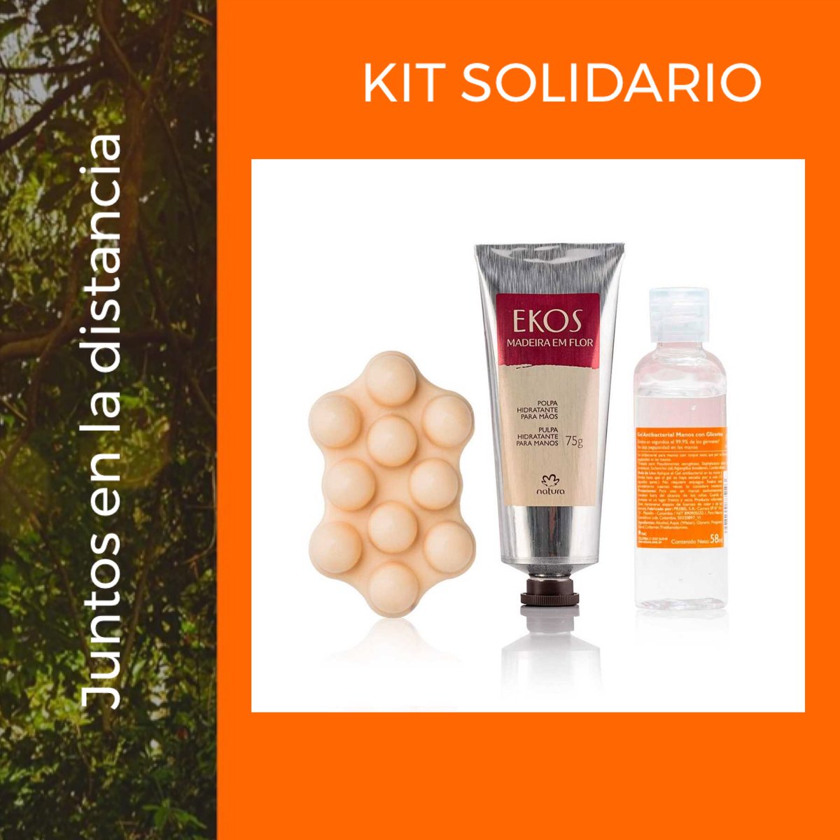 ConsultoraNat19's tweet photo. #kitjuntosenladistancia #kitsolidario Por la compra del Kit Juntos en La Distancia el 100% de las ganancias serán donados para la entrega de mercados a las familias que viven de la venta directa de Natura en Colombia. Elige ser solidario en la distancia.
@natura_colombia https://t.co/8DbS6qbBwX