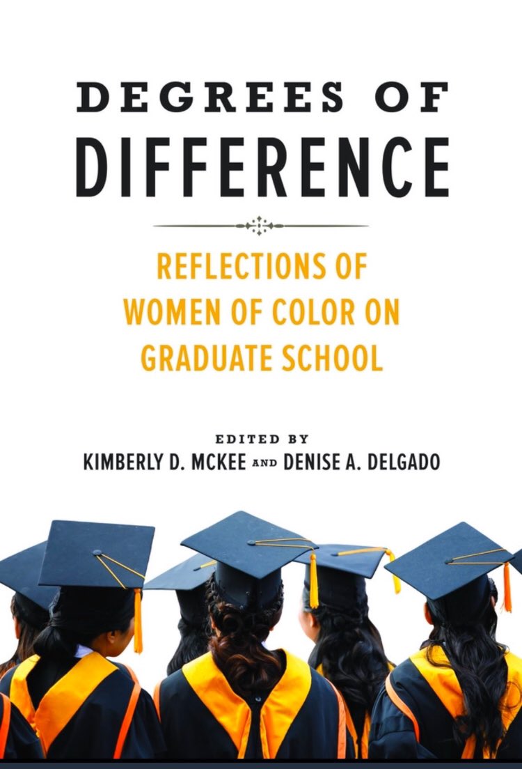 profgabrielle's tweet image. I’m excited about this collection. Also, a word. Grad school is hard on us—but we don’t escape hard by choosing other paths. The future needs you. Our world needs your intellectual contributions. Students need your voice and advocacy. #phdlife #trynagrad #CiteBlackWomen @mckeekee
