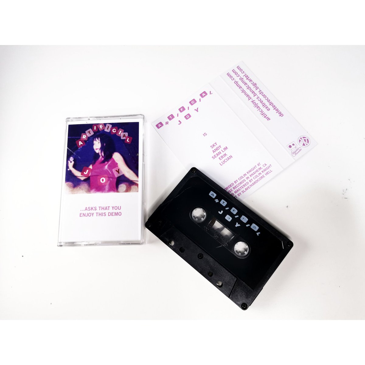 exitrecs's tweet photo. OUT NOW! EXIT045
ARTIFICIAL JOY -... Asks That You Enjoy This Demo
•
Punk from Los Angeles, California
•
Limited 100 copies on pro-cassette.
•
Co-released with Deleted Records https://t.co/jW42WjcutM