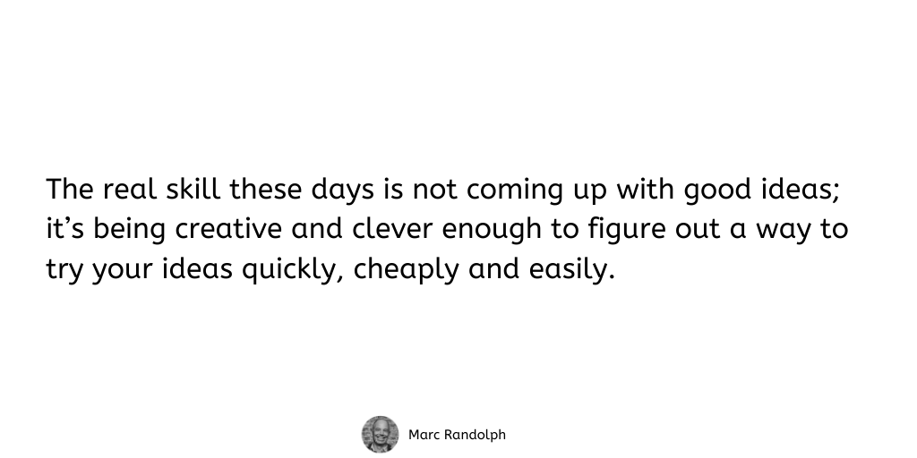 marcrandolph's tweet image. Failure isn’t something to be glorified, nor should it be feared. It’s an essential part of starting something that hasn’t been done before. If you’re going to try something new, by the very definition of it, you have to be prepared for your idea not to work.
#thatwillneverwork
