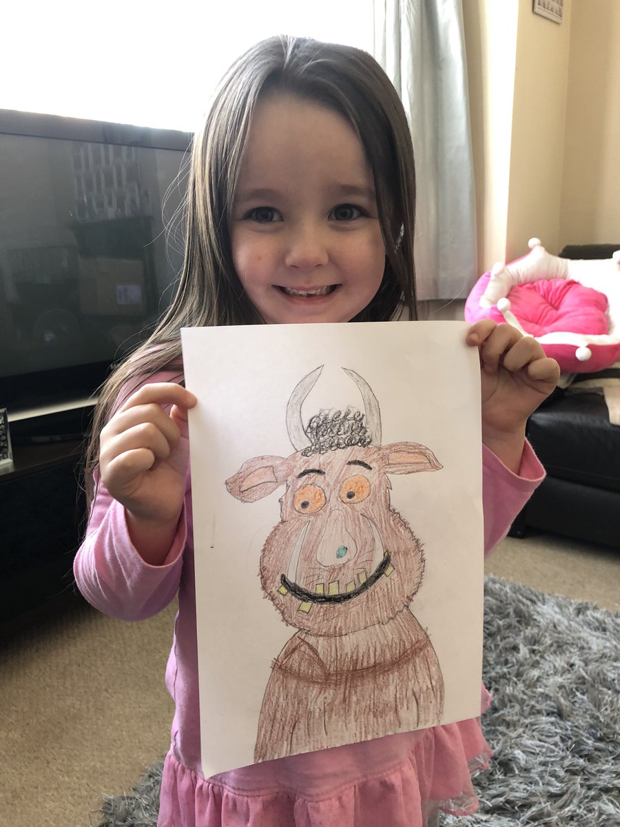 EmmaWayre's tweet photo. Lucy’s gruffalo xxx (little bit of help from mummy) @SarahStoneley @Temple_Sutton https://t.co/JthjXzZJWs
