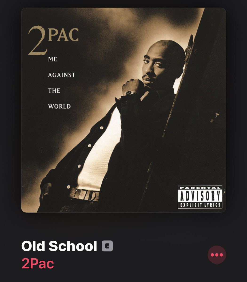 “What more could I say? I wouldn't be here todayIf the old school didn't pave the way"