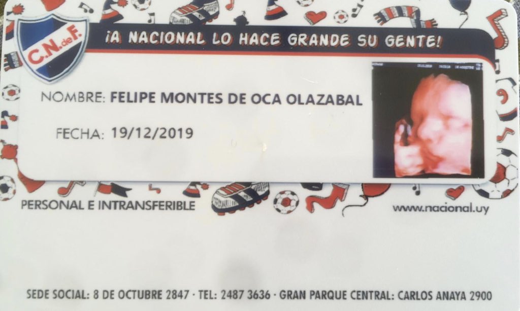 magmontesdeoca's tweet photo. Felices 121 Bolso querido 🔵⚪️🔴
Nacional es mi familia y algunos amigos, Nacional son todos los goles que grité, Nacional es el canto en la tribuna a pesar de los malos resultados y, desde este año, mi sobrino también es Nacional.  
#MayoTricolor 
#121DeVerdad https://t.co/YFwI3kTyeZ