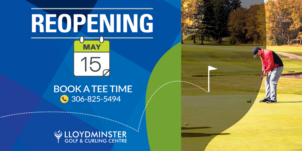 Tee times now available!

The golf course opens tomorrow, and we’ll have public safety measures in place.

At this time, tee times can only be booked by calling the Pro Shop at 306-825-5494.

Learn more about the safety guidelines at lgcc.ca/covid-19. #yll