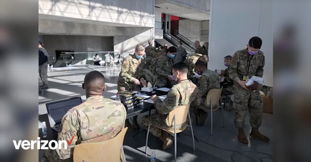 maiormi's tweet photo. The @USNationalGuard needed hundreds of devices in 24 hours. See how we partnered with them to make it happen. @vzpublicsector #IamVZ https://t.co/KCIwt5nsbl https://t.co/XqUXlhnCMv