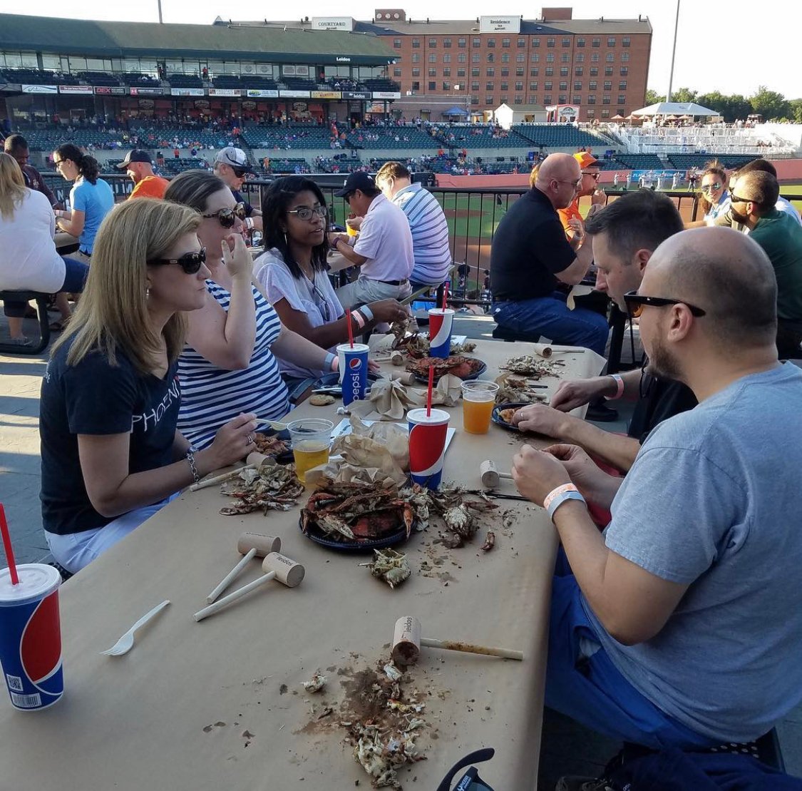 PhoenixOpsGroup's tweet photo. #ThrowBackThursday
2016 Crab Fest

As the warm weather approaches, we can’t help but think back to fun company outings. https://t.co/ZP99C1eswI