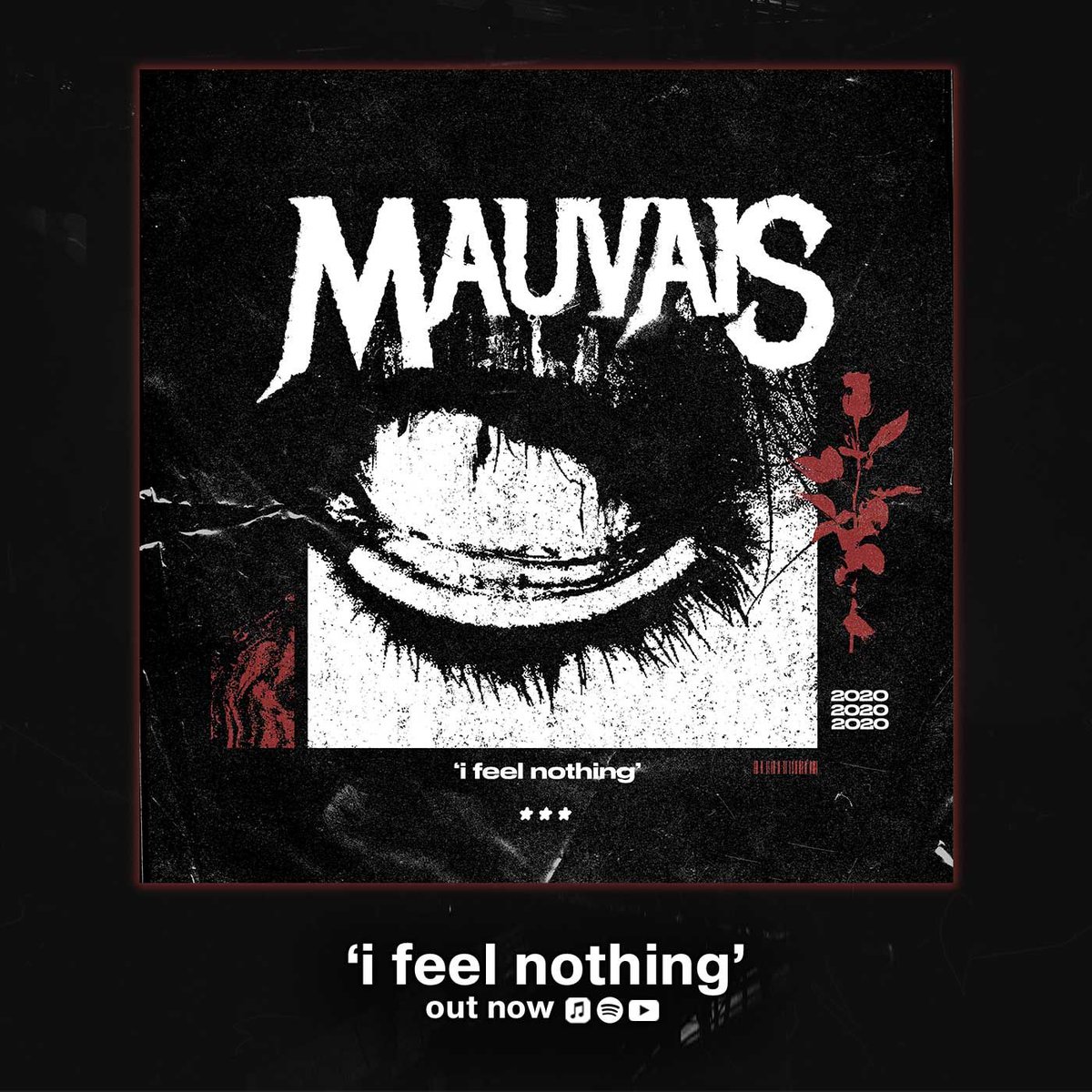 MauvaisBand's tweet photo. Mauvais - I Feel Nothing. Out now! https://t.co/csrJgVSUYA