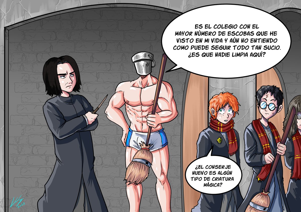 LuisoCSilustr's tweet photo. Waterman buscando trabajo por los multiversos, próxima parada Hogwarts
#waterman #webocmic #HarryPotter #hogwarts #manga https://t.co/dhvlQX5c4s