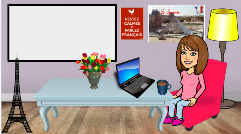 robin_sue1420's tweet photo. Currently obsessed making Bitmoji virtual classrooms.  This might just be the thing I needed to get me through the last weeks of Distance Learning.  #howmanymoreweeks #mybitmojihasbetterhairnow https://t.co/4eAmpZyxfk