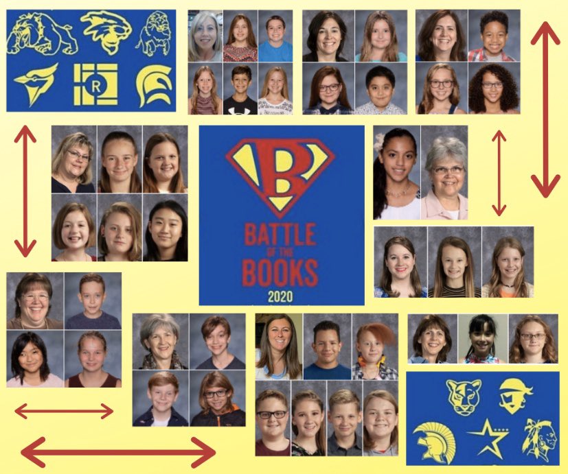 LibrarianTWest's tweet photo. @ReedAcademy1 tomorrow all these students will compete in a virtual Battle of the Books.  Good luck to all the teams. https://t.co/vIMOq23TSU