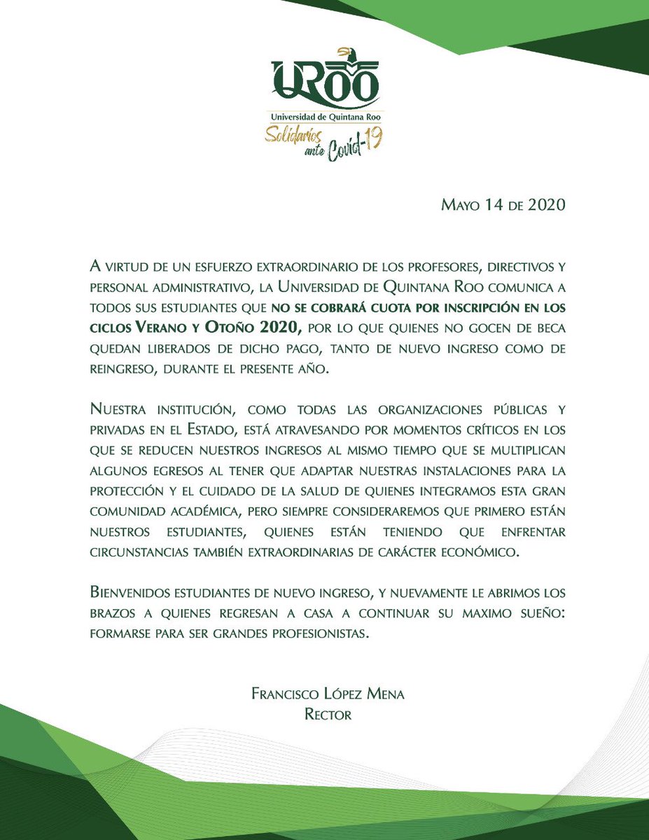 UQROO Cancún tweet media