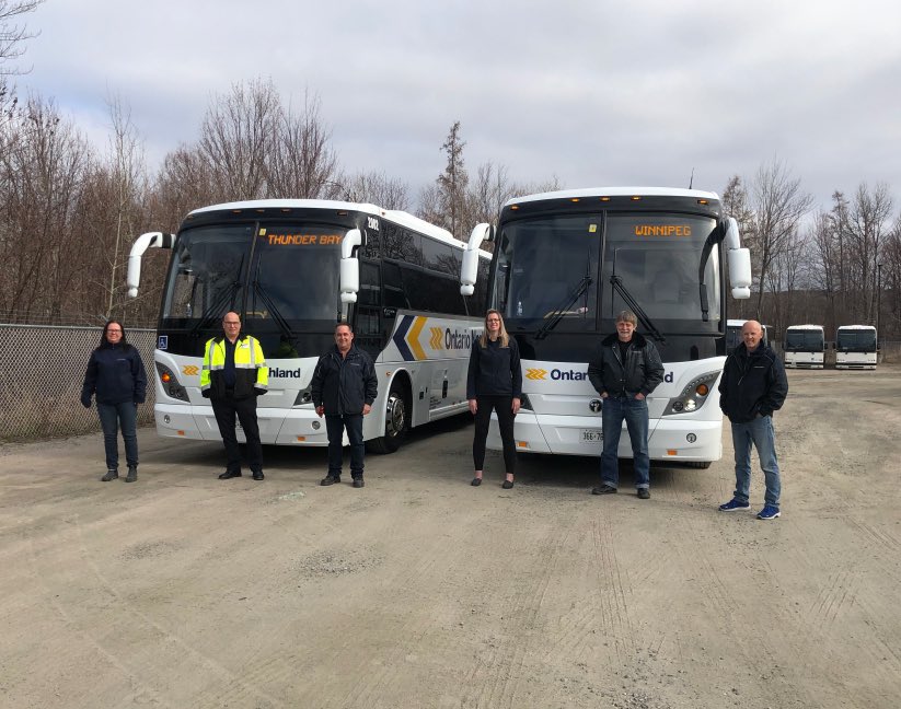 Proud day! Starting this weekend our bus service will reach across the province, connecting to Thunder Bay, Kenora, Dryden, Winnipeg! Visit ontarionorthland.ca to learn more. TY to our talented drivers &amp; amazing motor coach team!