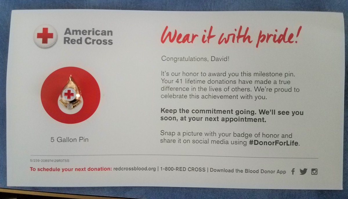 Dave13212's tweet photo. #DonorForLife https://t.co/EWDg9tUCKh