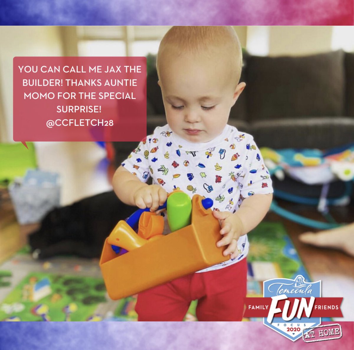 cityoftemecula's tweet photo. #TemeculaFunThursday
This week, it was time for some FUN in the SUN, a delicious ice cream cone, and a special surprise tool box from Auntie Momo!
Get a shout out in next week -Tag @CityofTemecula & #TemeculaFUNatHOME & #TemeculaFUN https://t.co/SNDeN6FcEe