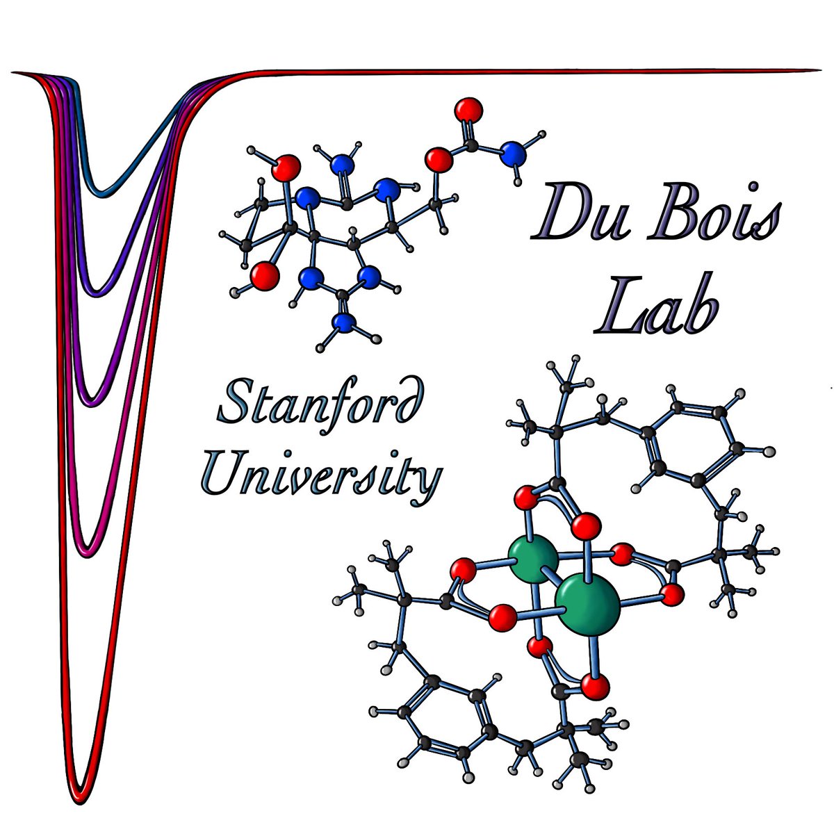 chemkerry's tweet photo. Being productive while staying at home: I drew a version of our lab’s logo! If you want a molecule or logo in this style, dm me for details :) @du_bois_lab https://t.co/TzayIxXsfi